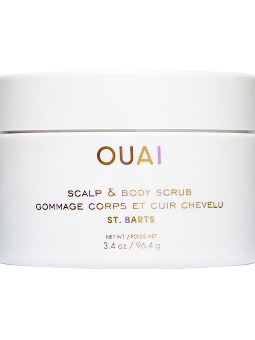 OUAI White Scalp & Body Scrub - St. Barts